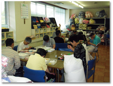 室内作業班の写真